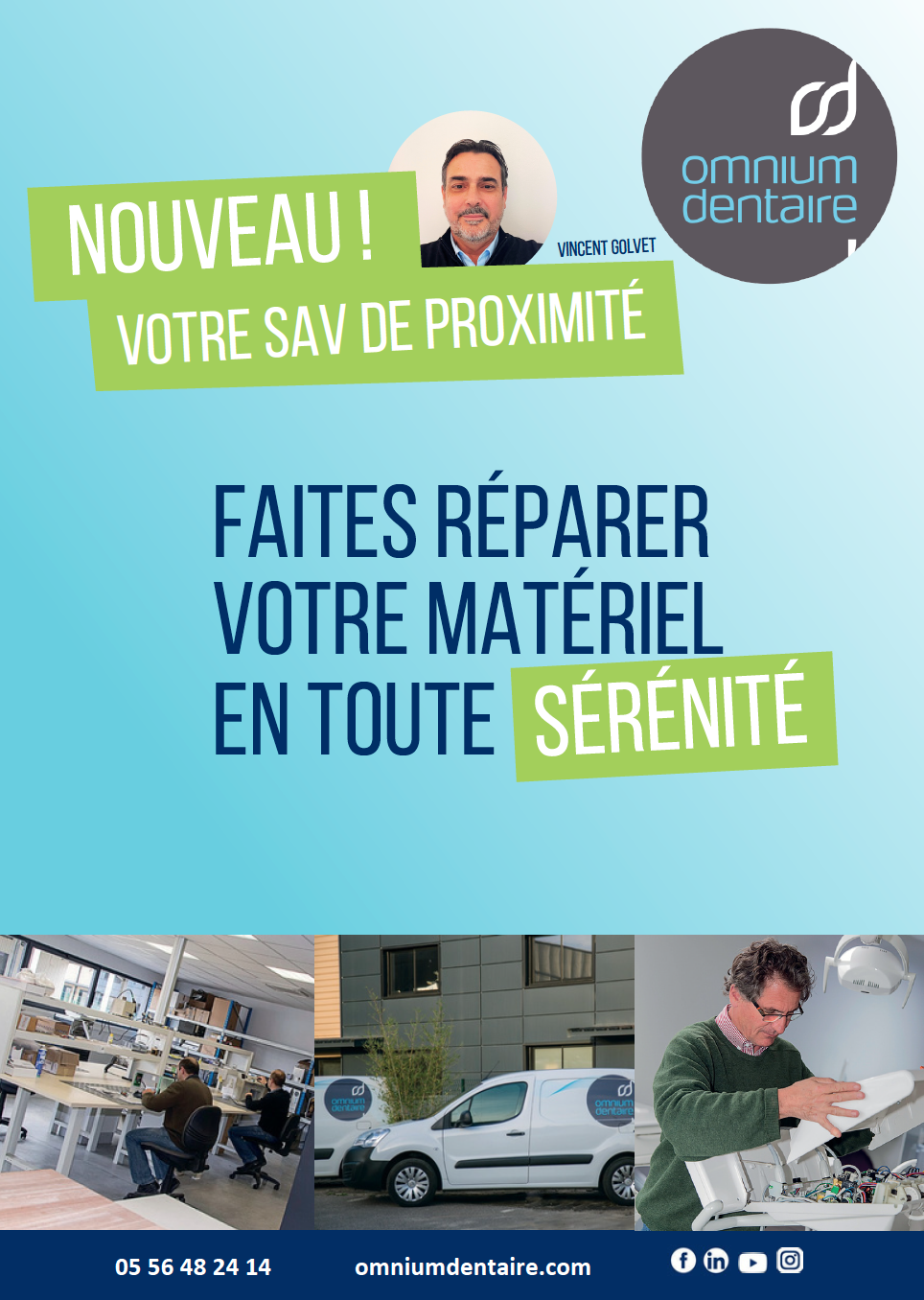 RETOUR VINCENT GOLVET TECHNICO-COMMERCIAL